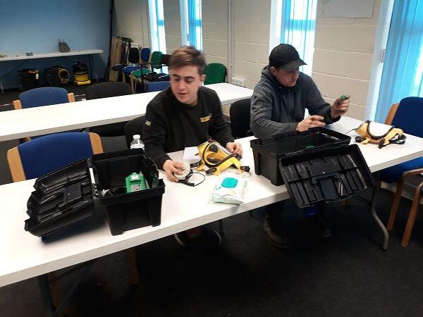 asbestos training in Oldham - delegates on the course